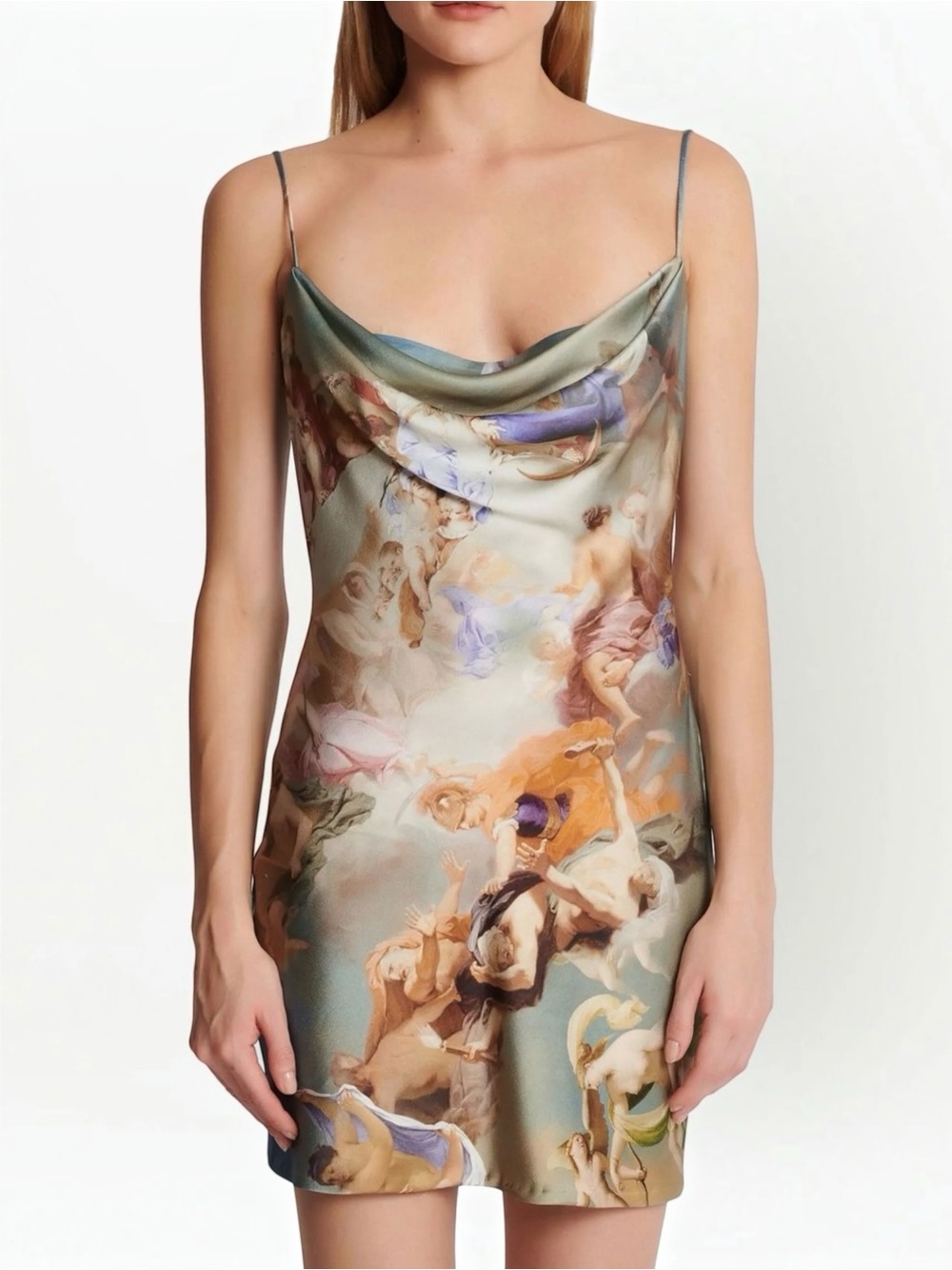 NWT Balmain Sky Print Dress Size 40 US 8